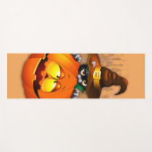 Schattigee heksenkat en pompoen Halloween vrienden Yogamat (Voorkant (horizontaal))