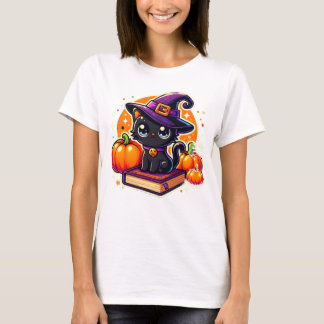 Schattigee heksenkitten t-shirt
