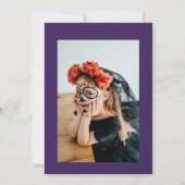 Schattigee heksenkostuum Halloween Party voor kind Kaart (Achterkant)