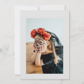 Schattigee heksenkostuum Halloween Party voor kind Kaart (Achterkant)