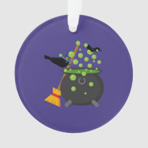 Schattigee heksenkraai op zoek naar een bubbelende