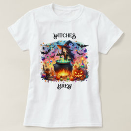 Schattigee heksenroerketel t-shirt