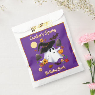 Schattigee heksenspook trick or treat begraafplaat bedankzakje