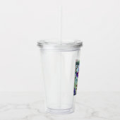 Schattigee hekserige Giraffe Acryl Drinkbeker (Rechts)