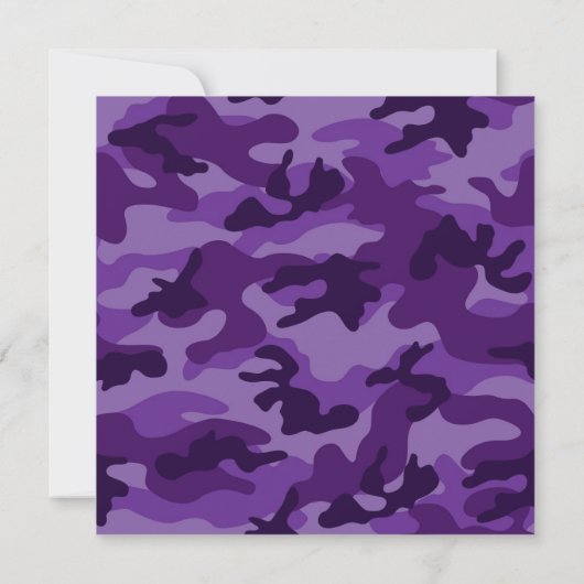 Schattigee Heldere Paarse Camo, Camouflage Kaart (Achterkant)