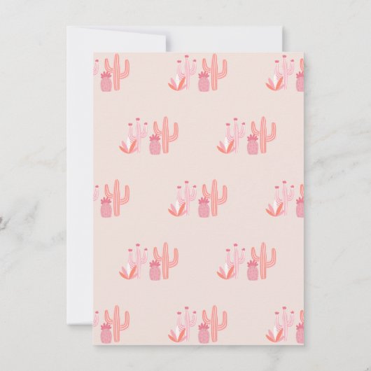 Schattigee hele lama leuk roze eerste verjaardag bedankkaart (Achterkant)