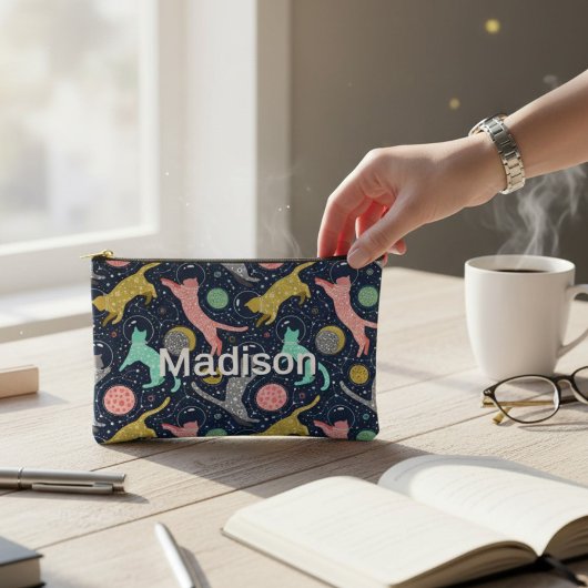 Schattigee hemelse mystieke ruimtekatten gepersona etui