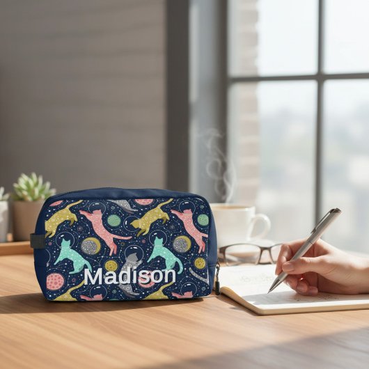 Schattigee hemelse mystieke ruimtekatten gepersona toilettasje