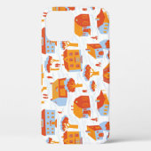 Schattigee herenhuizen: Doodle Case-Mate iPhone Case (Achterkant)
