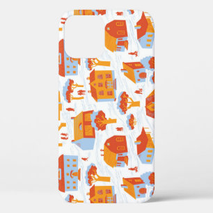 Schattigee herenhuizen:  Doodle Case-Mate iPhone Case
