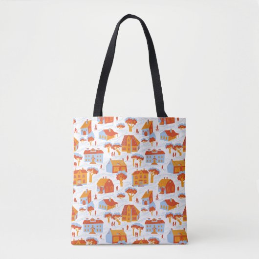 Schattigee herenhuizen: Doodle Tote Bag (Voorkant)
