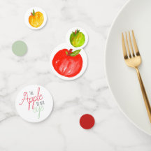 Schattigee herfst Apple kind verjaardagsfeestje co