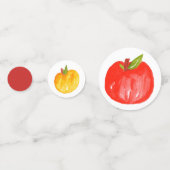 Schattigee herfst Apple kind verjaardagsfeestje co Confetti (Voorkanten)