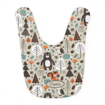 Schattigee herfst bosdieren gepersonaliseerd