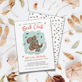 Schattigee Herfst Dames Boek Club Kaart