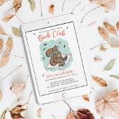 Schattigee Herfst Dames Boek Club Kaart