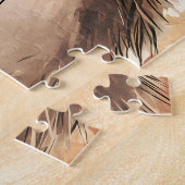 Schattigee Herfst Dierlijke Egel Gepersonaliseerde Legpuzzel (Zijkant)