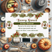 Schattigee Herfst Foliage Autumn Berry Sweet Vrijg Informatiekaartje