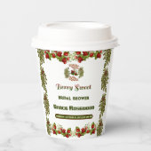 Schattigee Herfst Foliage Autumn Berry Sweet Vrijg Papieren Bekers (Voorkant)