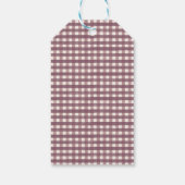 Schattigee Herfst Groen & Plum Pompoen Thema Baby Cadeaulabel (Achterkant)