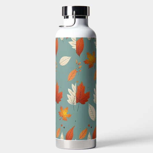 Schattigee herfst-/herfstbladeren waterfles (Rechts)