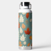 Schattigee herfst-/herfstbladeren waterfles (Achterkant)