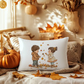 Schattigee Herfst Kinderen Accent Kussen