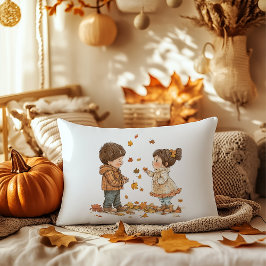 Schattigee Herfst Kinderen Accent Kussen