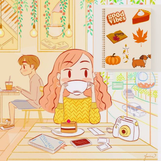 Schattigee herfst 🍁🥨 notitieboek