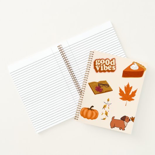 Schattigee herfst 🍁🥨 notitieboek (Binnen)