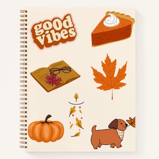 Schattigee herfst 🍁🥨 notitieboek (Voorkant)