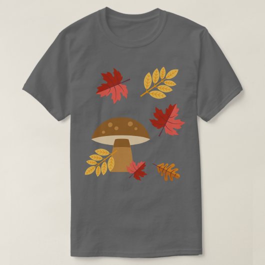 Schattigee Herfst Paddestoel T-shirt (Design voorkant)
