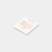 Schattigee Herfst Patchwork Verpleegkundige Medisc Post-it® Notes (Schuin)