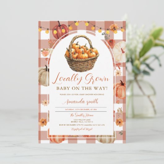 Schattigee Herfst pompoen lokaal geteeld markt Bab Kaart (Staand voorkant)