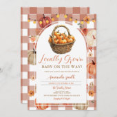 Schattigee Herfst pompoen lokaal geteeld markt Bab Kaart (Voorkant / Achterkant)