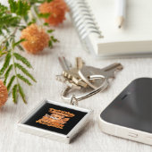 Schattigee Herfst Pompoen Pup Spice Of Life Sleutelhanger (Zijkant)