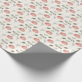 Schattigee Herfst Pompoen Waterverf Herfst met Bla Cadeaupapier (Hoek)