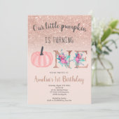 Schattigee herfst roos gouden kleine pompoen 1e ve kaart (Staand voorkant)