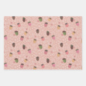 Schattigee Herfst roze herfsteikel Inpakpapier Vel (Voorkant)