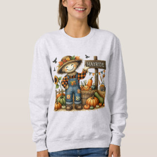 Schattigee Herfst Scarecrow Dames Sweatshirt