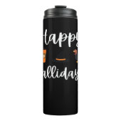 Schattigee Herfst seizoen fan Happy Falholidays Th Thermosbeker (Voorkant)