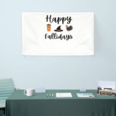 Schattigee Herfst seizoen Happy Falholidays Thanks Spandoek (Beurs)