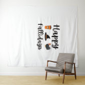 Schattigee Herfst seizoen Happy Falholidays Thanks Wandkleed (In Situ (horizontaal))