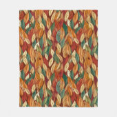 Schattigee Herfst Seizoensgebonden betegeld bladpa Fleece Deken (Voorkant)