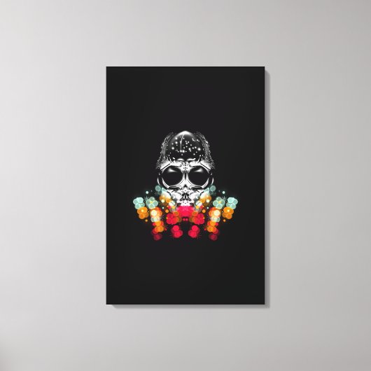 Schattigee Herfst Spider met Dewdrop Pet Canvas Afdruk (Voorkant)