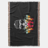 Schattigee Herfst Spider met Dewdrop Pet Deken (Voorkant Verticaal)