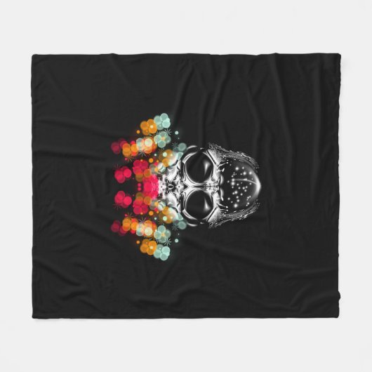 Schattigee Herfst Spider met Dewdrop Pet Fleece Deken (Voorkant (Horizontaal))