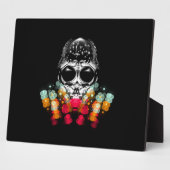 Schattigee Herfst Spider met Dewdrop Pet Fotoplaat (Zijkant)