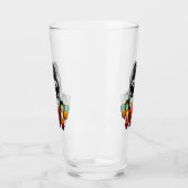 Schattigee Herfst Spider met Dewdrop Pet Glas (Links)