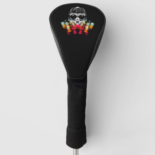 Schattigee Herfst Spider met Dewdrop Pet Golfheadcover (Voorkant)